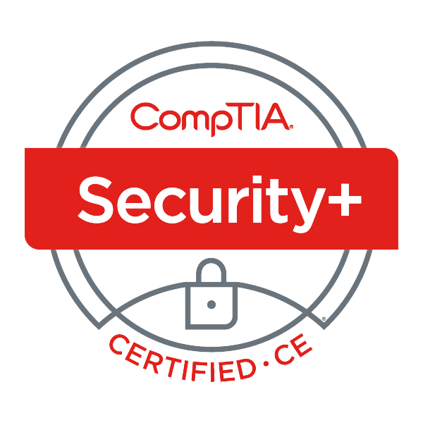CompTIA Security+ certification badge