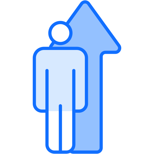 Brand growth icon