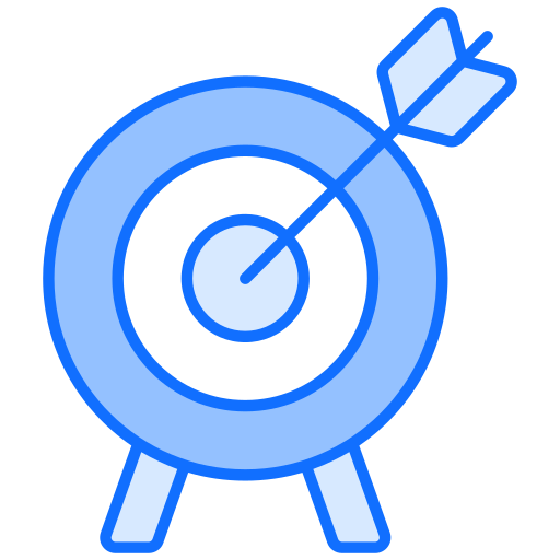 Precision targeting bullseye icon
